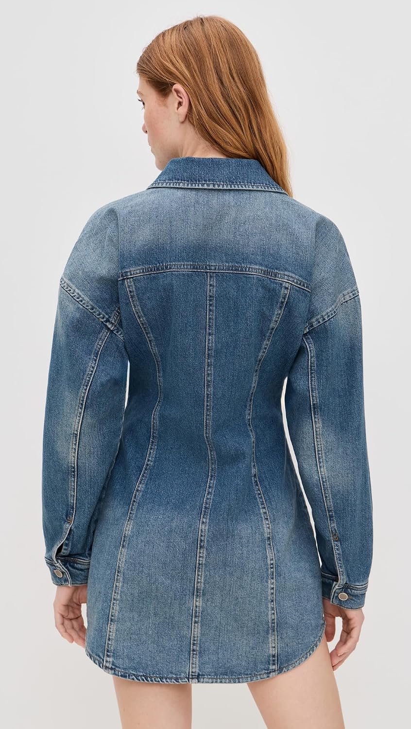 Fashion Nova Women's Shaped Denim Dress