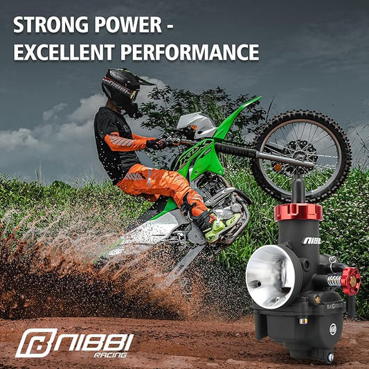 NIBBI PE30mm Carburetor 250cc Replacement High Performance with Carb Jets, Fit 250cc-300cc YAMAHA KAWASAKI SUZUKI Apollo SSR TTR KYMCO SYM TAOTAO ATV Dirt Bike Pit Bike GY6 Motorcycle Scooter Hawk250