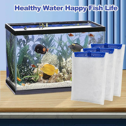 xbbwmrs 6-Pack Large Replacement Filter Cartridges Compatible with Tetra Whisper Bio-Bag Filters Large Aquarium Filter Cartridges for Whisper 20i/40i IQ20/30/45/60 PF20/30/40/60 Power Filters