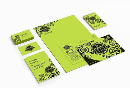 Neenah Paper 21869 Color Cardstock, 65lb, 8 12 x 11, Vulcan Green, 250 Sheets