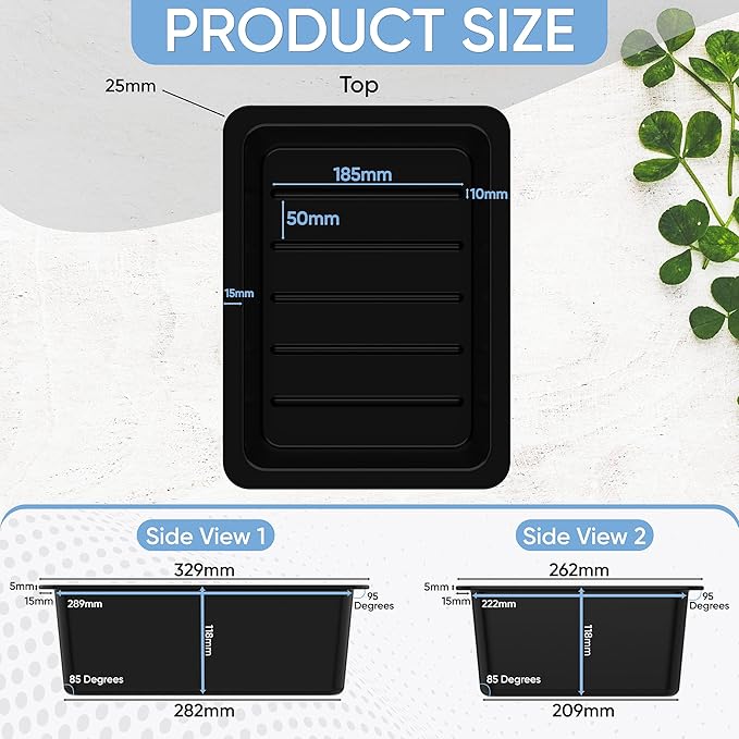 Jmoe USA Dry Basket for RTIC 52QT Ultra-Light Cooler  BPA-Free Tough Plastic  Specially Designed, Durable, Food-Safe  Storage Tray for Electronics, Utensils, Dry Goods, and More