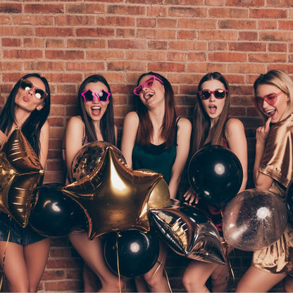 KBZVNAF Black Balloons Latex Party Balloons - 50 Pack 12 inch Helium Matte Black Balloons for Wedding Graduation Baby Shower Birthday Party Decorations Black Helium Matte Balloons for Wedding Graduation Baby Shower Birthday Party Decorations