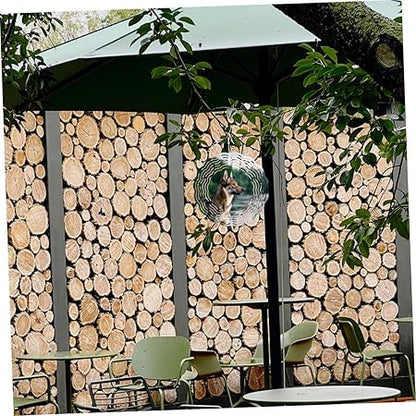 Totority 2Pcs Sublimation Blank Wind Spinner Hanging Ornament for Garden Decorations Wind Spinner for Outdoor Use