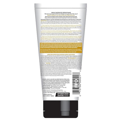 SoftSheen-Carson Magic Razorless Shaving Cream, Hair Removal Cream, Depilatory Cream, Works in 4 Minutes for Coarse, Curly Hair, 6 Oz