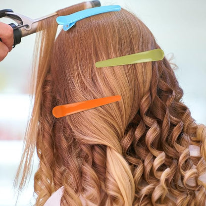 Hair Clips, 12 Pcs Duckbill Alligator Hair Barrettes Pins, Non Slip Colorful Plastic Duck Billed Hair Clips for Styling Sectioning for Women