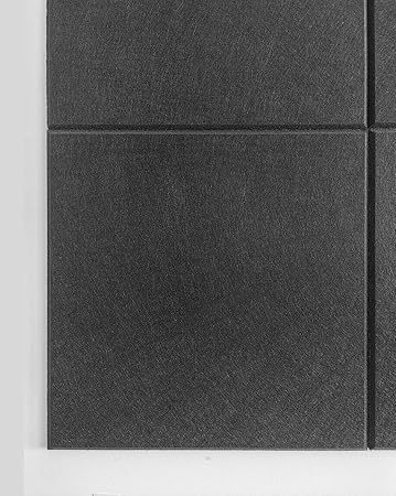Black Cork Board 47"x35" - 12 Pack Felt Wall Tiles with Safe Removable Adhesive Tabs, Large Cork Board 48 x 36 inches for Office Large Cork Boards for Walls 72 x 48 - Black