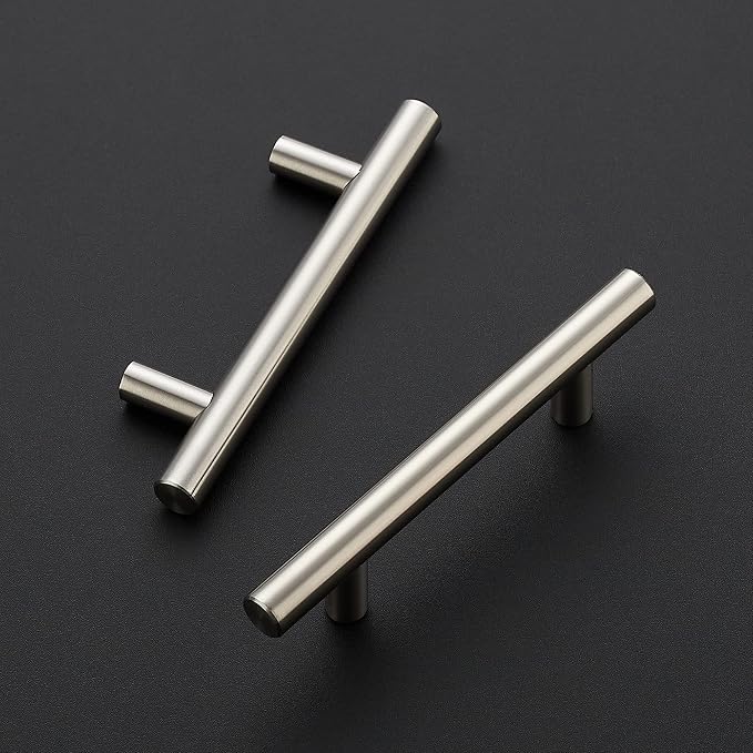 Ravinte Cabinet Handles, Brushed Nickel,5" Length,3" Hole Center,1 Pack