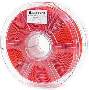 PLA Filament 1.75mm 1kg Iridescent Glitter 3D Printer Filament - Ruby Red Elixir PLA