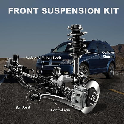 K641333 K641334 Front Left Right Lower Control Arms Assembly Replacement for Dodge Journey Avenger Chrysler Sebring Chrysler 200-2PCS Suspension Kit