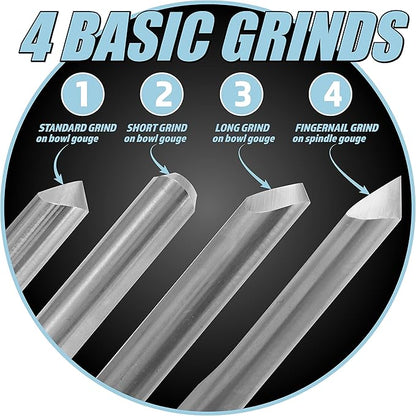 Pro Grind Multi-Grind Sharpening Jig with Setup Blocks for Multiple Tool Grinds and For Use with Sharpening Systems that Use Pocket V-Arm Attachments