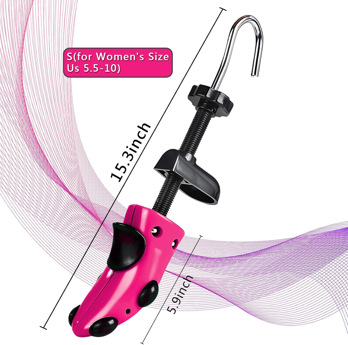 Shoe Stretcher Shoe Trees,Adjustable Length & Width for Men and Women,4-Way Adjustable Shoe Expander Widener