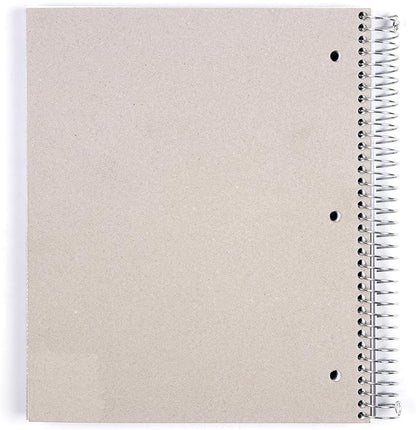 Mintra Office Durable Spiral Notebooks, 5 Subject (Arctic Ice, College Ruled 1pk)