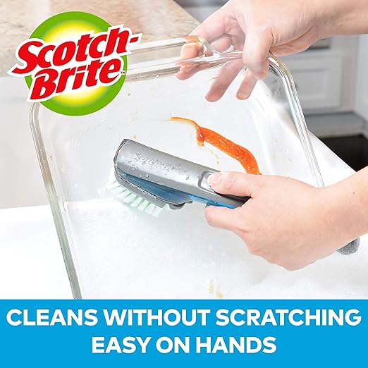 Scotch-Brite Advanced Soap Control Dishwand Brush Refill, 3 Pack