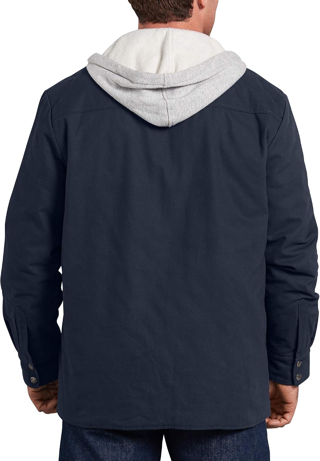 Dickies Men's Relaxed Fit Icon Hooded Quilted Shirt Jacket