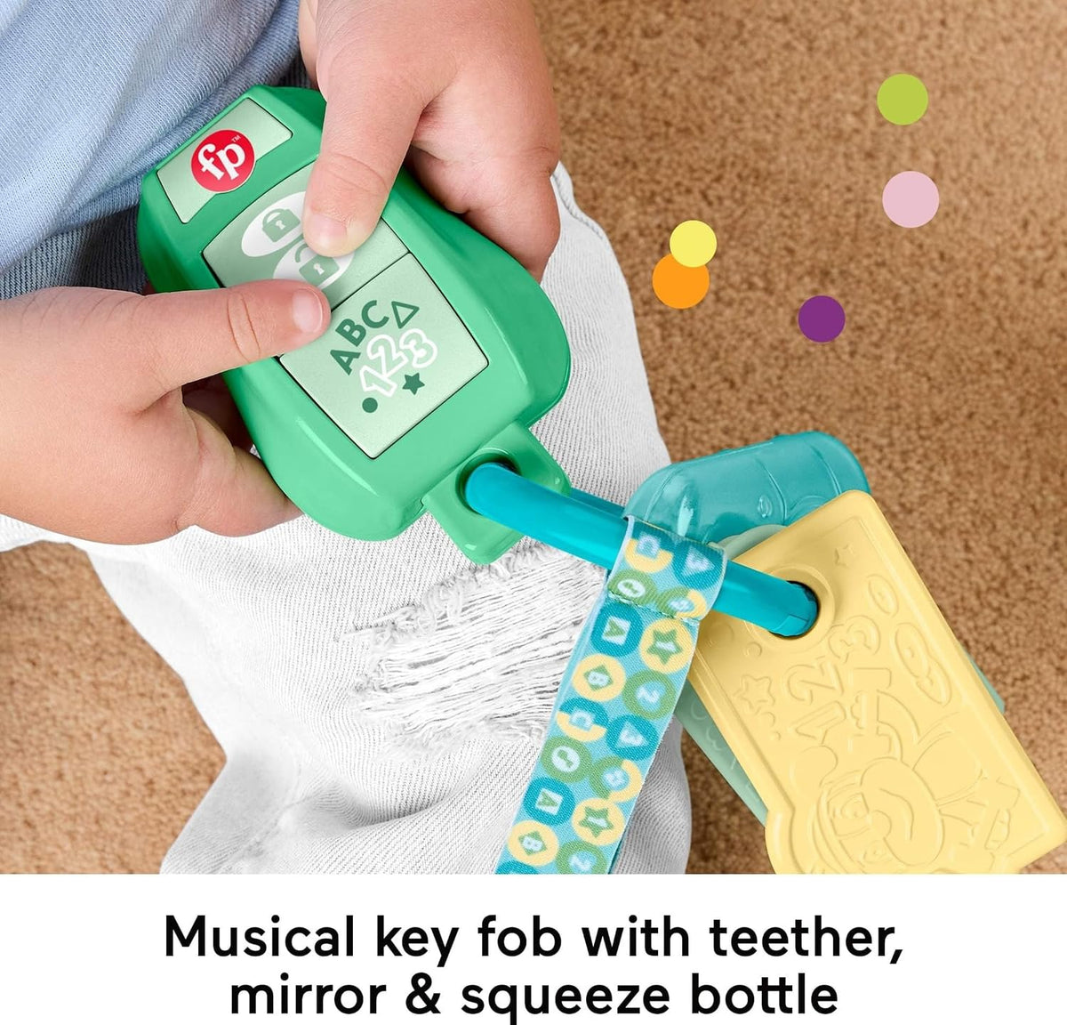 Fisher-Price Laugh & Learn Ready to Go Gift Set | 3 Electronic Baby Toys with Learning Activities, Pretend Play for Toddlers and Infants Ages 6+ Months