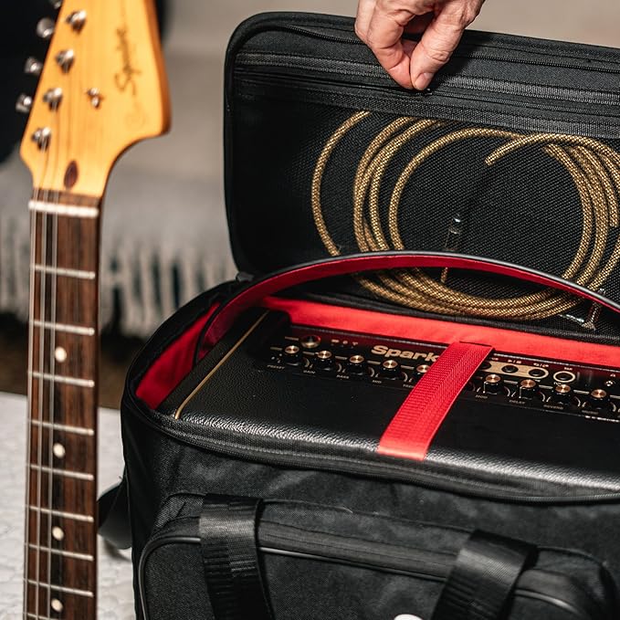 Positive Grid Spark Official Carry Traveler Bag (Black & Red)