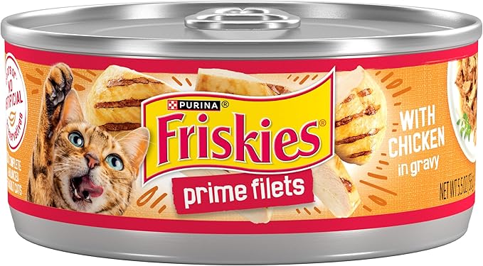 Purina Friskies Prime Filets With Chicken in Wet Cat Food Gravy - 2ct. 5.5 oz. Cans