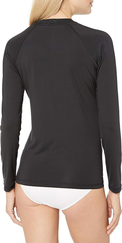 Nike Women's Standard UPF 40+ Long Sleeve Rashguard Swim Tee