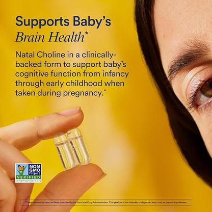 Ritual Natal Choline Supplement, 550mg, Supports BabyAos Cognitive Function When Taken During Pregnancy and Choline Content in Breastmilk, 30 Day Supply