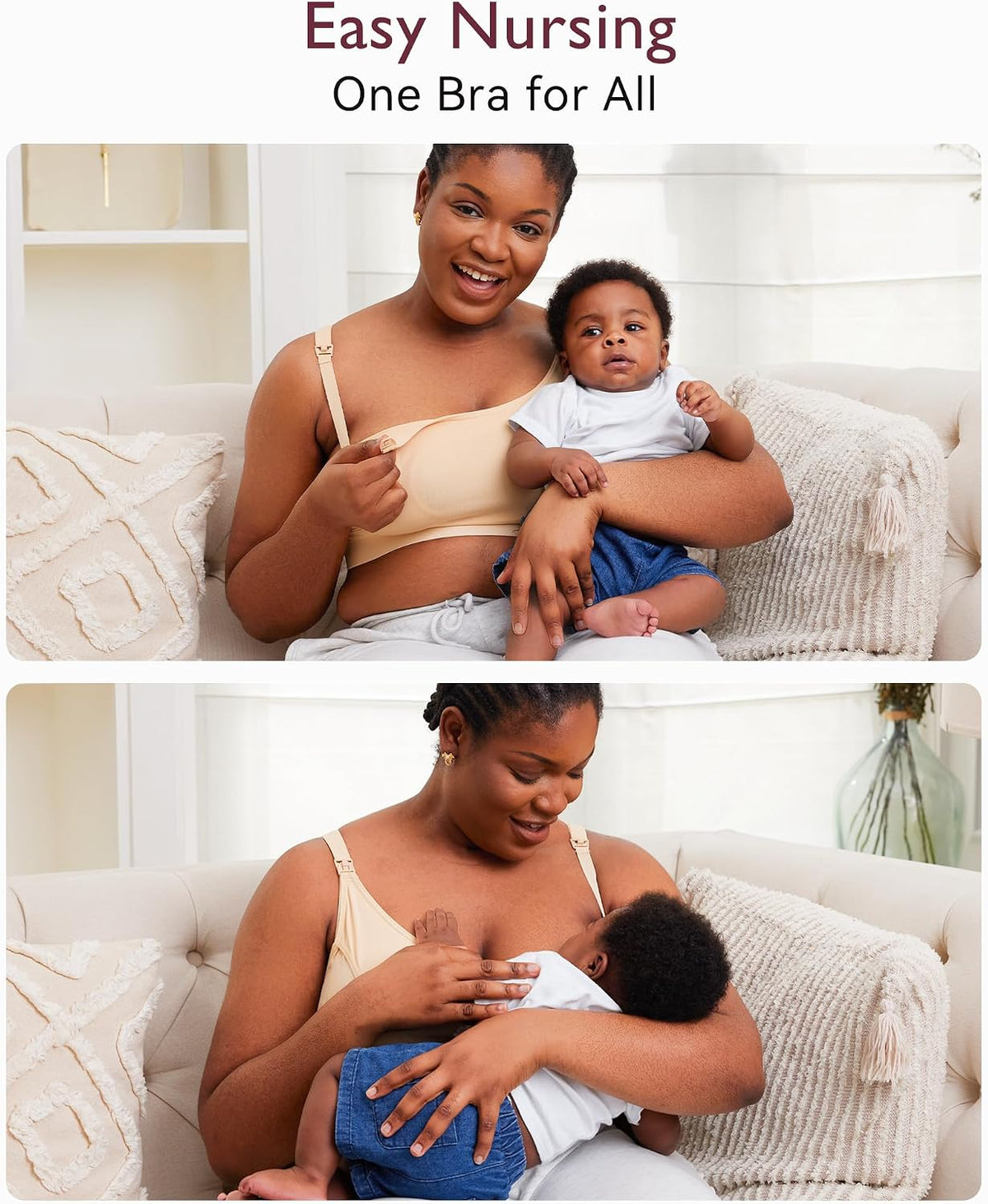 Momcozy Adjustable Breast-Pumps Holding and Nursing Bra ( Does not come with a pumping bra hands )