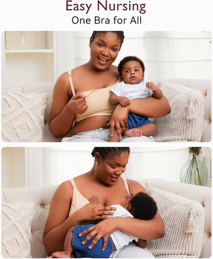 Momcozy Adjustable Breast-Pumps Holding and Nursing Bra ( Does not come with a pumping bra hands )