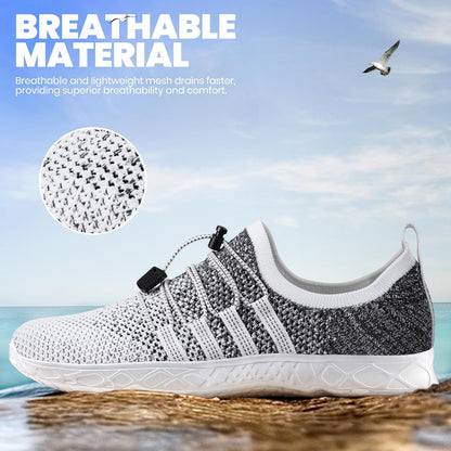 Mens Womens Water Shoes Quick Dry Aqua Shoes Barefoot for Beach Surf Hiking Pool Water Sports