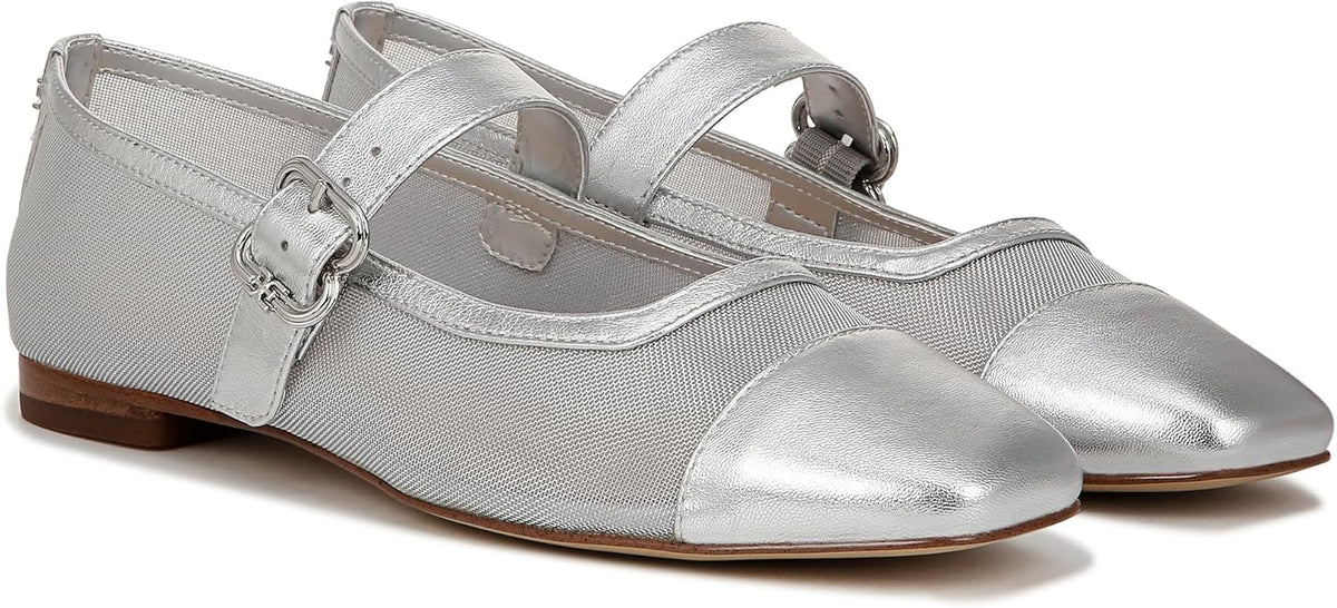 Size 7 Medium Sam Edelman Women's Miranda Mesh Ballet Flats