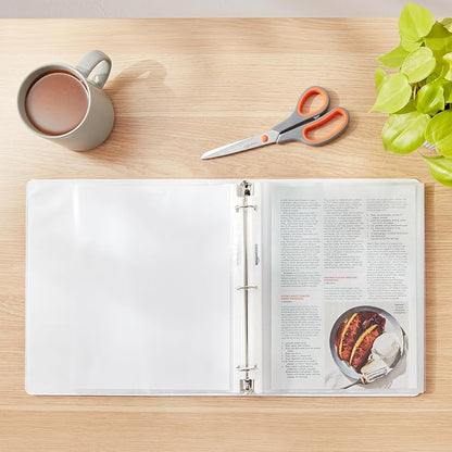 Basics Sheet Protector, Non-Glare, 100-Pack, 8.5 x 11, Clear