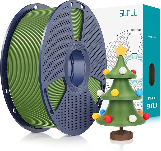 SUNLU PLA Plus Filament 1.75mm Olive Green 1KG