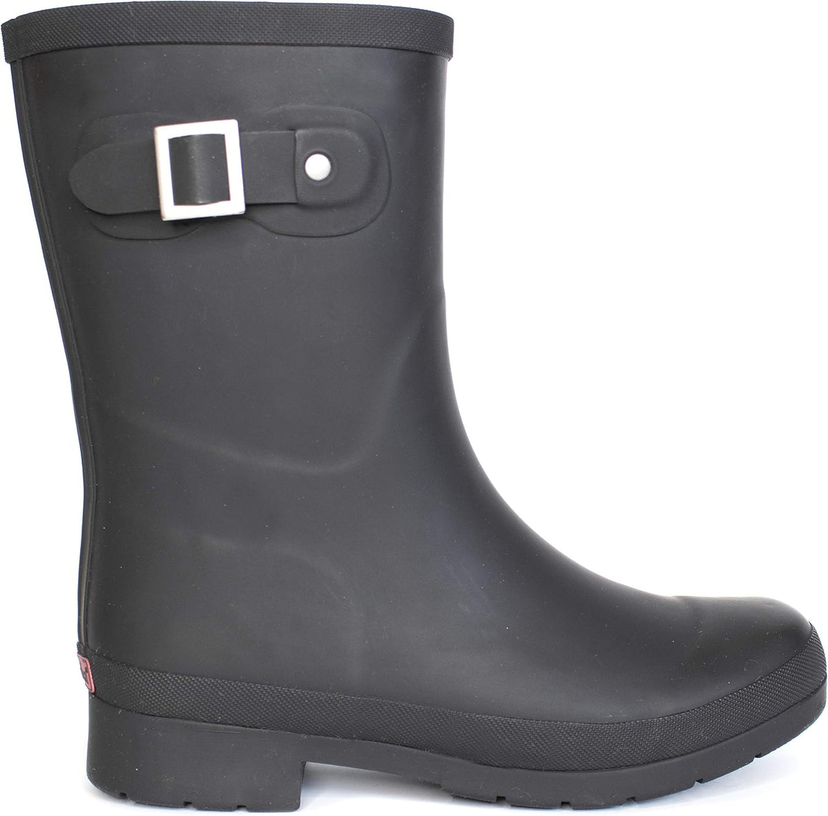 Waterproof rain boots from Chooka with cozy lining, memory foam insole, and durable rubber outsole for dry, comfortable wear.