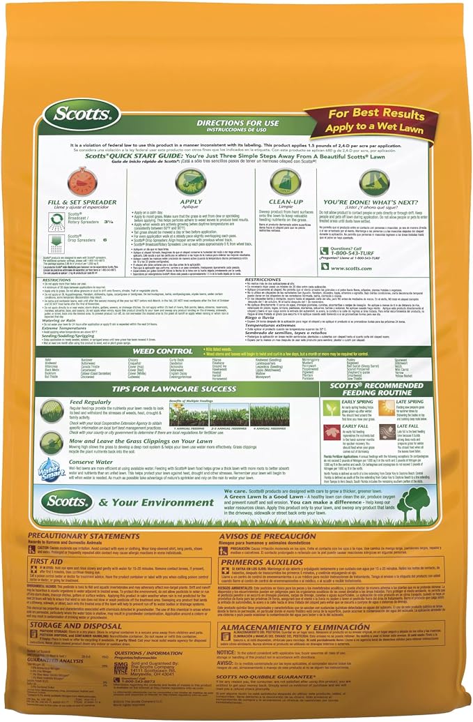 Scotts Turf Builder WinterGuard Fall Weed & Feed 3, 5,000 sq. ft.