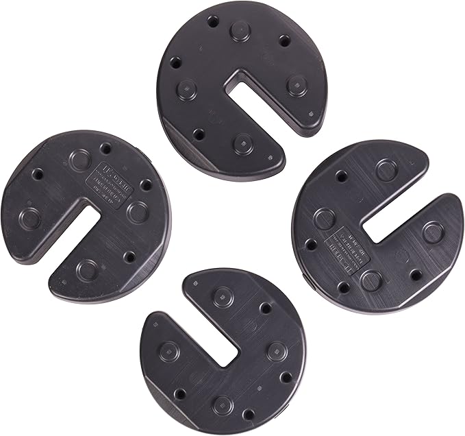 US Weight 20 Pound Canopy Weight Set of 4 with No-Pinch Design - Easy Installation and Removal to Secure Tents, Canopies, and Umbrellas at Outdoor Events