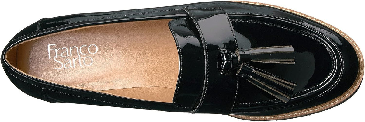 7.5 W Size, Franco Sarto Carolynn Black Patent 7.5 W