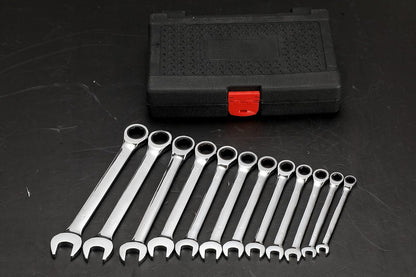 6mm Metric Ratchet Wrench,Box End Head 72-Tooth Ratcheting Combination Wrench Spanner
