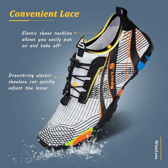WateLves Water Shoes Mens Womens Beach Swim Shoes Quick-Dry Aqua Socks Pool Shoes for Surf Yoga Water Aerobics https://a.co/d/08w9KPbA