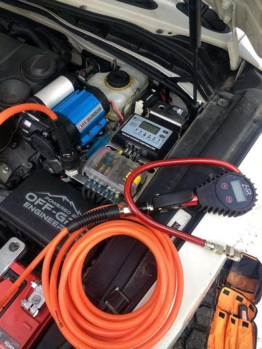 ARB 171302 V2 Portable Tire Inflation Kit, Includes High-Temperature Air Hose 23 Foot and Redesigned Accessories Kit, Quick Fitting for Universal On Board Systems and Air Compressors