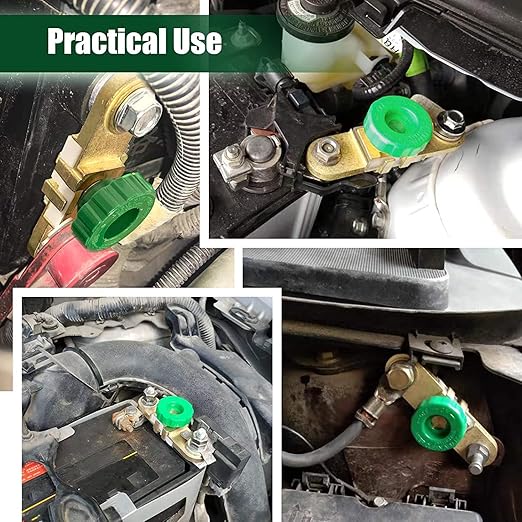 Quick Battery Disconnect Switch Side Post with Anti Corrosion Washers - Battery Isolator Switch - for Car Truck Marine RV Electrical Equipment 12V125A Reliable ShutCut Off Switch by AUTOMAJOR