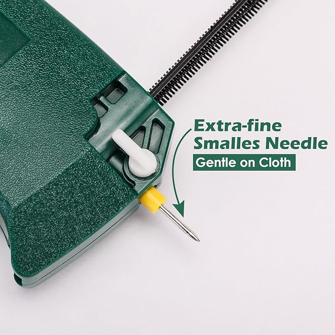 Tagging Gun for Clothing, Fine Stitch Mini Stitch Gun for Clothes,Stitch Quick Clothing Fixer Sewing Quilting Hemming Quick Stitch with 2 Needles,1500 Black  1500 White Micro Fasteners