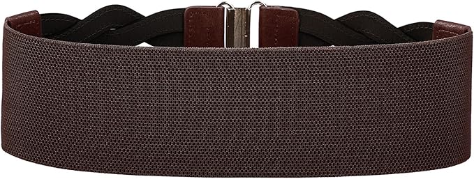 GRACE KARIN Women's Elastic Wide Belts Vintage Stretchy Belt Retro Fashion Cinch Belts for Dresses