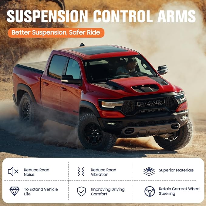 Front Upper Control Arms w/Ball Joints Fit for Jeep Commander 2005-2010, Grand Cherokee 2006-2010 - 2pc Set K620188