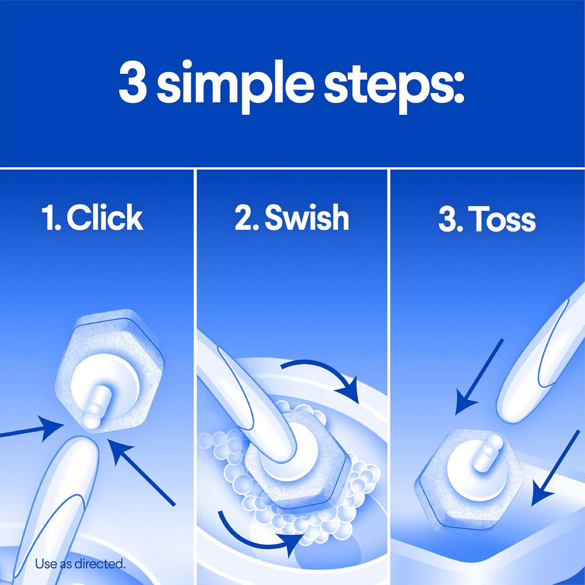 Clorox ToiletWand Toilet Cleaner Refills, Toilet brush, Original, 12 Count