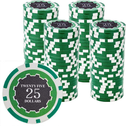 Eclipse 14-gram Poker Chips (75-pack) - Heavyweight Clay Composite