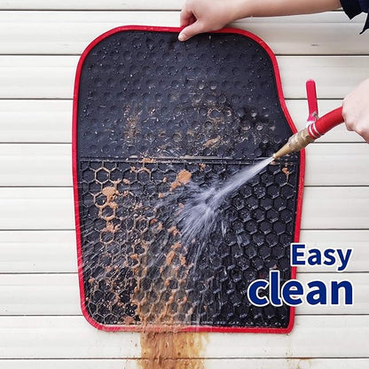 Car Floor Mats Custom Fit for Ford Escape 2013 2014 2015 2016 2017 2018 20192013-2019 Ford C-Max Odorless Washable Rubber Foot Carpet Heavy Duty All Weather Protection Car Floor Liner-Black