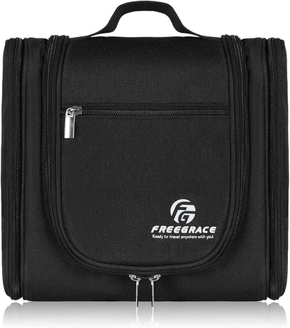 Hanging Toiletry Bag Extra Large Capacity  Premium Travel Organizer Bags For Men And Women  Durable Waterproof Nylon Bathroom, Shower, Makeup Bag For Toiletries, Cosmetics, Brushes