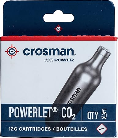 Crosman 5-Count CO2 Cartridges For Air Rifles And Air Pistols