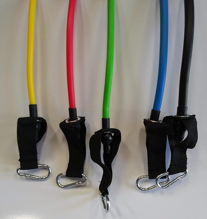 PowerFit Equipment Resistance Bands Set for Commercial or Home Gyms