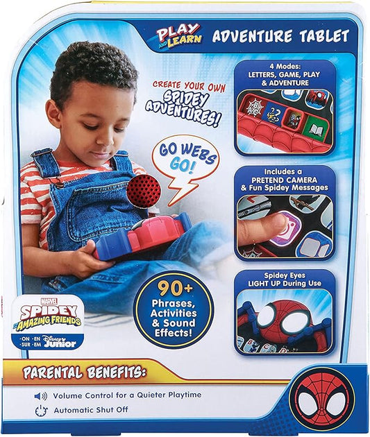 eKids Spidey and His Amazing Friends Play and Learn Adventure Tablet