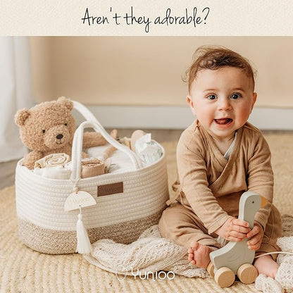 Changing basket with diaper trolley