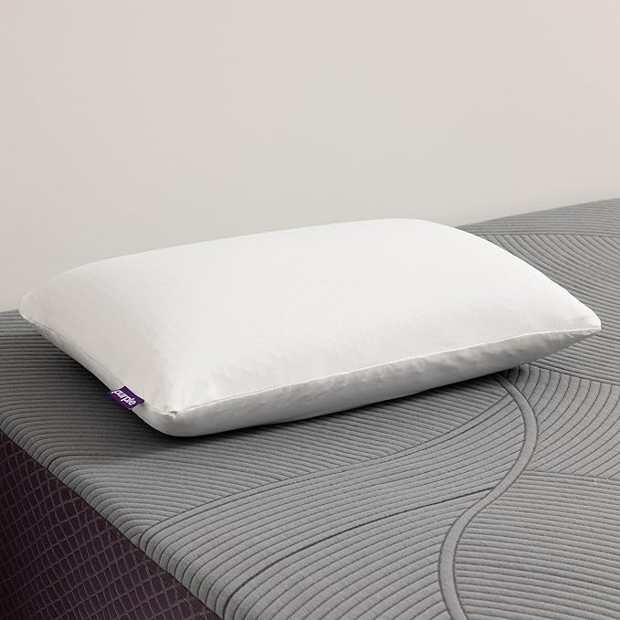 Purple Harmony Pillow - Standard Medium, Greatest Pillow Ever Invented, 360 Hex Grid  Talalay Latex Core - No Pressure Support, Stays Cool, Luxurious Comfort