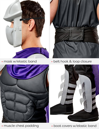 Rubies at Party City Teenage Mutant Ninja Turtles: Shredder Costume for Adults, Men's Costume